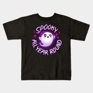 Cute Ghost Spooky All Year Round Kids T-Shirt